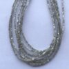 Shop 2mm 3mm Natural Gray Diamond Faceted Cube Beads Strand