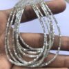 Shop 2mm 3mm Natural Gray Diamond Faceted Cube Beads Strand