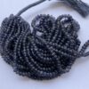 Shop 6mm 8mm Natural Iolite Stone Smooth Rondelle Beads