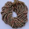 Shop 6mm 8mm Natural Unakite Smooth Rondelle Bead Strand