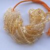 Shop 6mm 8mm Natural Ombre Citrine Smooth Rondelle Beads