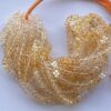 Shop 6mm 8mm Natural Ombre Citrine Smooth Rondelle Beads