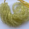 Shop 6mm 8mm Natural Lemon Quartz Smooth Rondelle Beads