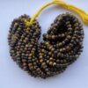 Shop 6mm 8mm Natural Tiger Eye Smooth Rondelle Beads Strand