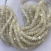 Shop 6mm 8mm Natural White Moonstone Smooth Rondelle Beads