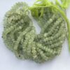 Shop 6mm 8mm Natural Prehnite Smooth Rondelle Beads Strand