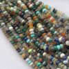 Shop 6mm 8mm Natural Multi Gemstone Smooth Rondelle Beads