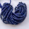 Shop 6mm 8mm Natural Lapis Lazuli Smooth Rondelle Beads