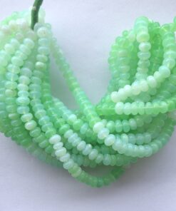 Shop 6mm 8mm Chrysoprase Green Opal Smooth Rondelle
