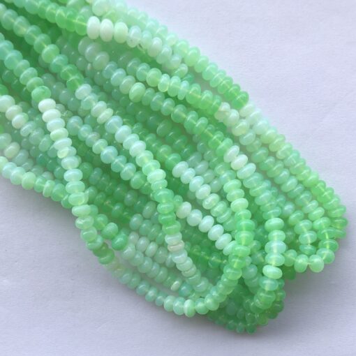 Shop 6mm 8mm Chrysoprase African Opal Smooth Rondelle